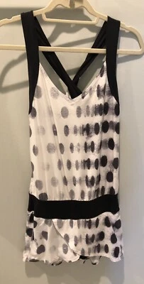 Lululemon Run for your Money Runsie Romper Dress ~Seaside Dot ~Sz 2 ~EUC - Image 1 of 4