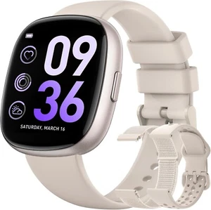 Smart Watch Men Women Fitness Calls HR SpO2 Sleep Waterproof for Motorola Moto - Picture 1 of 29