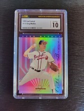1995 Leaf Limited Greg Maddux #115 CSG 10 Gem Mint Pop 1 (1)
