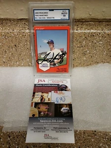🤩TINO MARTINEZ🤩MINT🌟🌟🌟SIGNATURE🌟💥MINOR💥 💥LEAGUE💥CARD💥JSA COA⚾️⚾️⚾️⚾️ - Picture 1 of 8