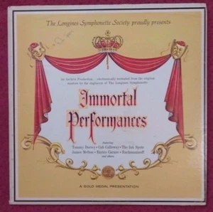 The Longines Symphonette Society Presents Great Immortal Performances LPS-100 - Picture 1 of 6