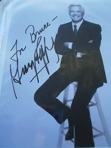 GEORGE PEPPARD SIGNED HARRY LANGDON ORIGINAL PHOTOGRAPH - Picture 1 of 1