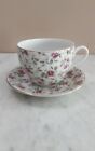 Rare Vtg Lefton 2356R Rose Chintz Jumbo Cup And Saucer