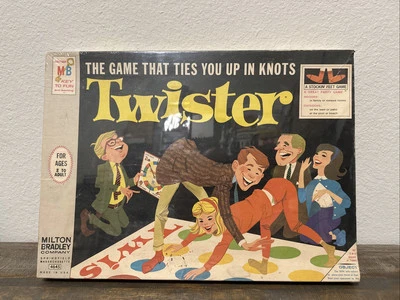Vintage 1966 Milton-Bradley Twister Game - Complete In Box - Image 1 of 4