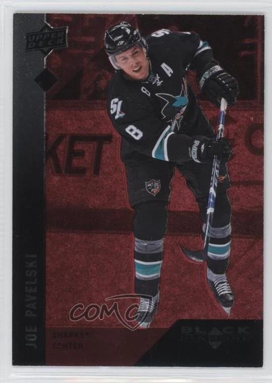 2009-10 Upper Deck Black Diamond Ruby /100 Joe Pavelski #14 - Image 1 of 2
