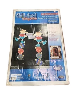 Chill-Outs Holiday Chillers 60" Elves on Ornaments Lighted Sculptures Christmas - Picture 1 of 4