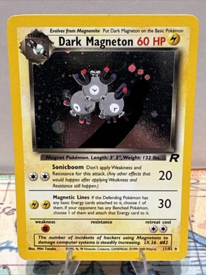 Dark Magneton 11/82 Team Rocket Holo - Image 1 of 4