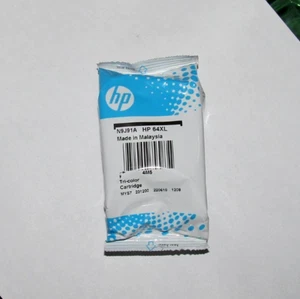 HP 64XL Trójkolorowy wysokowydajny wkład atramentowy oryginalny nadal zapieczętowany - Zdjęcie 1 z 1