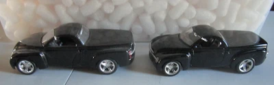 TWO - 2000 Maisto Chevrolet SSR 1:25 Diecast Models Black No Box - Image 1 of 4