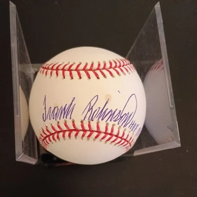 Frank Robinson Signed Autographed HOF 82  Official MLB Baseball  PSA DNA COA - Image 1 of 4