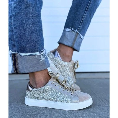 Zapatilla deportiva Corkys Dazzle en dorado (talla 9) Foto 1 de 4