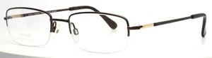 CHARMANT PREMIER EU7772 BR Brown Mens Half Rim Eyeglasses 53-20-145 B:32 B - Picture 1 of 15