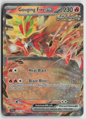 Gouging Fire ex - Double Rare SV05: Temporal Forces 038/162 NM - Image 1 of 2