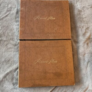 Lot Of 2 78 RPM Record Album Storage Binders Folders + 16 Records - Picture 1 of 22