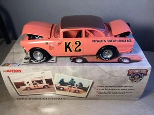 XRARE 1:24 Dale Earnhardt #K-2 PINK FORD VICTORIA 1965 VINTAGE DieCast NASCAR - Picture 1 of 5