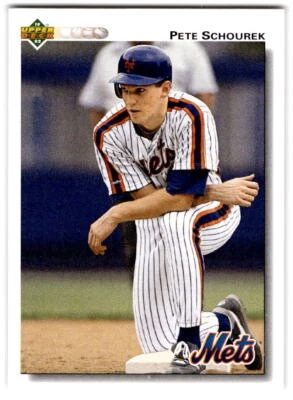 Pete Schourek 1992 Upper Deck #673 New York Mets - Image 1 of 2