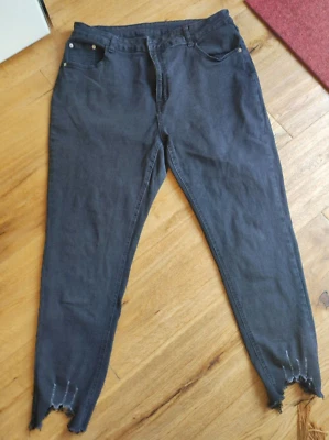 Damenjeanshose Übergröße von SHEIN Größe 50 Farbe Schwarz - Bild 1 von 3