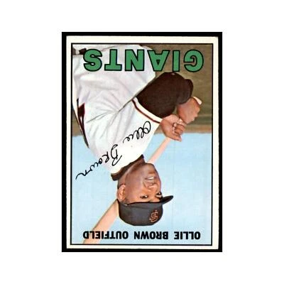 1967 Topps Ollie Brown Giants #83 - Image 1 of 3