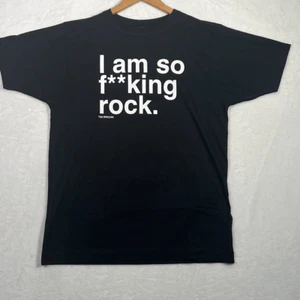 Tim Minchin concert release I am so F**king rock” Black T-shirt Men Medium New - Picture 1 of 7