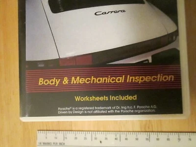 Porsche 911 y 930 Turbo Primer plano VHS y valiosas hojas de trabajo de papel guía de compra Foto 1 de 4