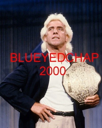 RIC FLAIR WRESTLER 8 X 10 WRESTLING PHOTO NWA WCW WWF - Image 1 of 1