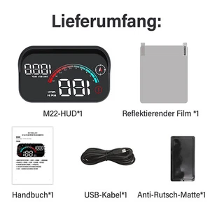 Auto HUD Head Up Display LCD Geschwindigkeit Anzeige Digital RPM Alarm Projektor - Bild 1 von 14
