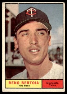 Topps Reno Bertoia 1961 Minnesota Twins #392 - Imagen 1 de 2