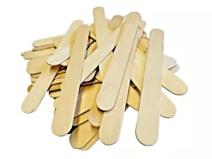 Large JUMBO Size PLAIN / COLOURED Wooden LOLLY Pop Craft QUALITY Sticks 15CM - Picture 1 of 12