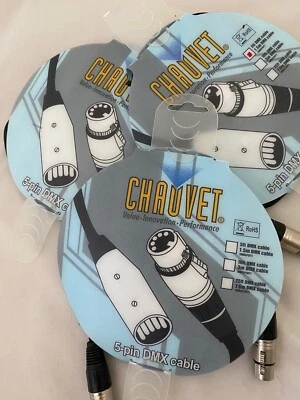 DMX 5 pin cable male to female Chauvet brand - Image 1 of 4