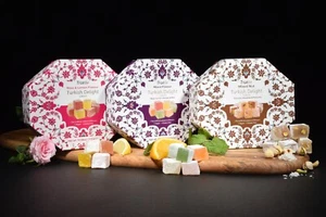 300g Mixed Nut Rose Lemon Turkish Delight Christmas Stocking Gift New Years - Picture 1 of 16