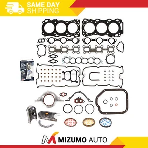 Full Gasket Set Bearings Rings Fit 02-06 Nissan Quest Altima Infiniti 3.5 VQ35DE - Picture 1 of 12