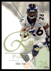 2003 Upper Deck Ultimate Collection Clinton Portis 708/750 Denver Broncos #41 - Picture 1 of 2