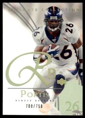 2003 Upper Deck Ultimate Collection Clinton Portis 708/750 Denver Broncos #41 - Image 1 of 2