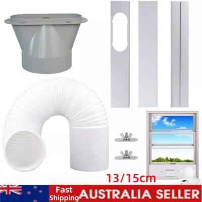 Portable Air Conditioner Window Slide Kit Part Exhaust Adaptor Hose Pipe & Plate - image 1 of 4