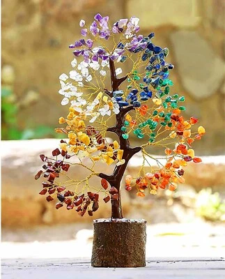 Seven Chakra Tree Home and office Decor Tree Gift item Christmas Tree - Image 1 of 3