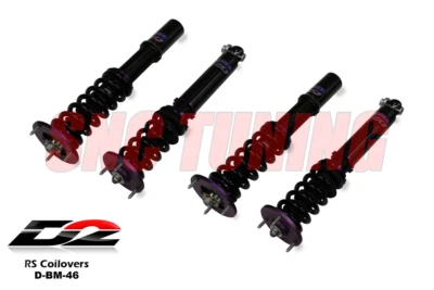 D2 Racing RS Series Adjustable Coilover Kit For 2002-2008 BMW 7 Series E65 E66 - Image 1 of 2