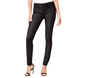 DL1961 Women's Florence Instasculpt Mid-Rise Skinny Fit Jean Coated Nero Size 28 - Picture 1 of 14