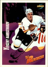 1994-95 Score Canucks Hockey Card #218 Yevgeny Namestnikov