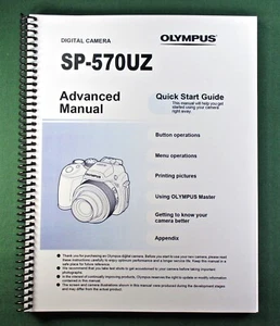 Olympus SP-570UZ Advanced Manual: 96 Pages & Protective Covers! - Picture 1 of 1