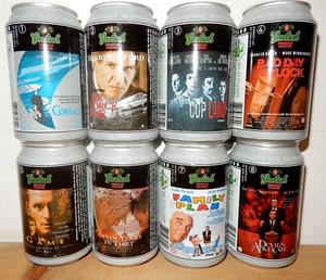GROLSCH Pilsener 8 Bierdosen FILMPLAKATE Set aus HOLLAND (33cl) leer!! - Bild 1 von 3
