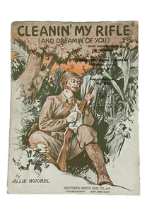 Cleanin' My Rifle And Dreamin' Of You Sheet Music Guitar 1943 Oahu Publishing - Picture 1 of 4