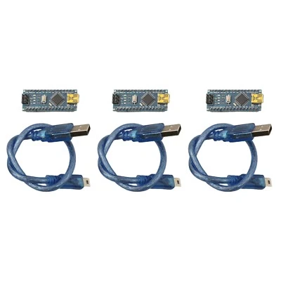 3er Pack einfach zu bedienen f��r Nano Boards mit USB-Kabeln f��r Arduino-Benutz - Image 1 of 4