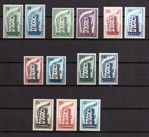 AM0552) CEPT 1956 complete MNH with Luxembourg/Luxemburg 555-557, CV 330€ - Picture 1 of 1