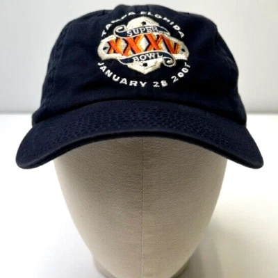 Boné masculino vintage Baltimore Raven alça traseira Super Bowl XXXV 2001 Core Cap Go - Imagem 1 de 4