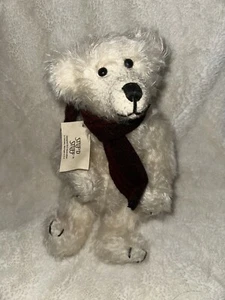 Artist Teddy Bear JUDY SENK STUF’D STUFF White German Mohair Polar Bear 2008 - Picture 1 of 6