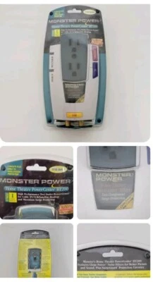Monster Power HT200 Home Theater PowerCenter Surge Protect Cable/VCR/Satellite - Image 1 of 4