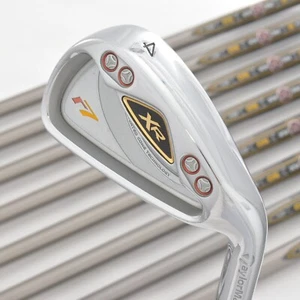 TaylorMade r7 XR Irons Set 4-5-6-7-8-9-P-A-S PW AW SW REAX50 R RH Golf Club Iron - Picture 1 of 17