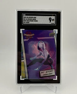 2022 Upper Deck Spider-Man Into the Spider-Verse Spider-Gwen My Story Holo SGC 9 - Picture 1 of 8