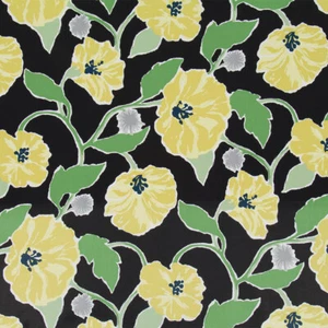 Tela con estampado floral de algodón Robert Allen - Jungle Bloom Nightfall POR YARDA por yarda - Imagen 1 de 7
