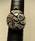 artisan made vintage watch works ring